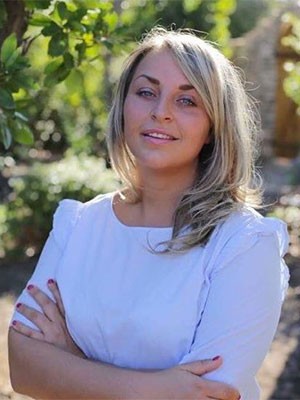 Angélique Le Jeune, coach de l'équipe de France de massage