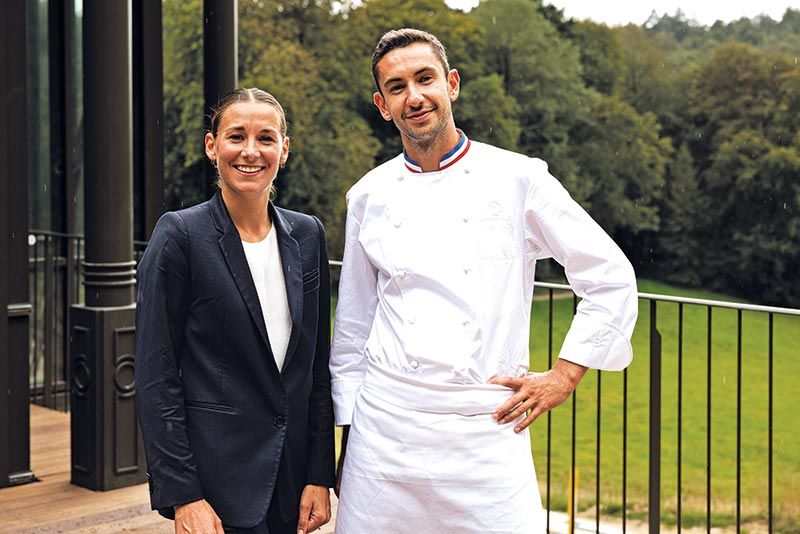 Le Chef Yann Maget et sa compagne Pauline Sebilleau, directrice de L’Inattendu.