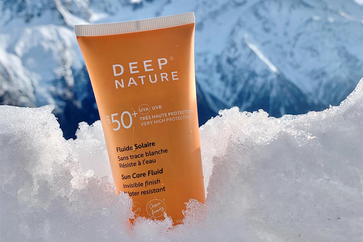 Le Fluide Solaire SPF 50+ de Deep Nature, clean & non toxique