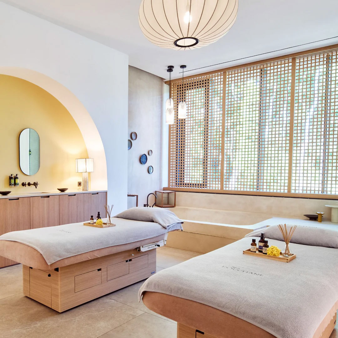 Le Spa L’Occitane en Provence de l’hôtel 5 étoiles Le Couvent des Minimes, 1er spa au monde labellisé ECOCERT “Établissement bien-être durable”