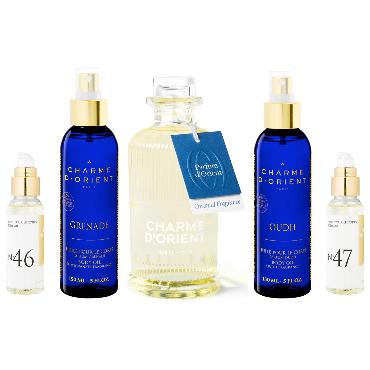 Elégance et raffinement pour les huiles parfumées de Charme d’Orient