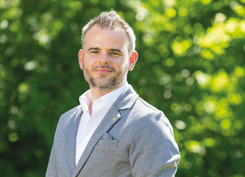Nicolas Decker, président et directeur général de l’Hôtel & Spa 5* La Cheneaudière. © T.Devard