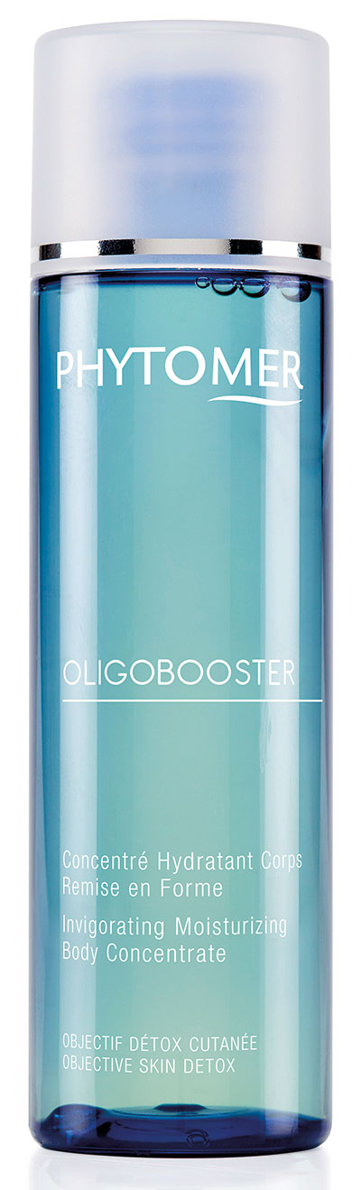 Le produit phare de ce nouveau programme est le Concentré Hydratant Corps Remise en Forme Oligobooster enrichi en algue rouge, en vitamine B3 et en Oligomer©.