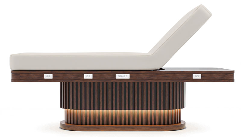 Artisanat, design et technologie : Kore dévoile la Kore01, une table de soin pensée pour sublimer les expériences Wellness premium.