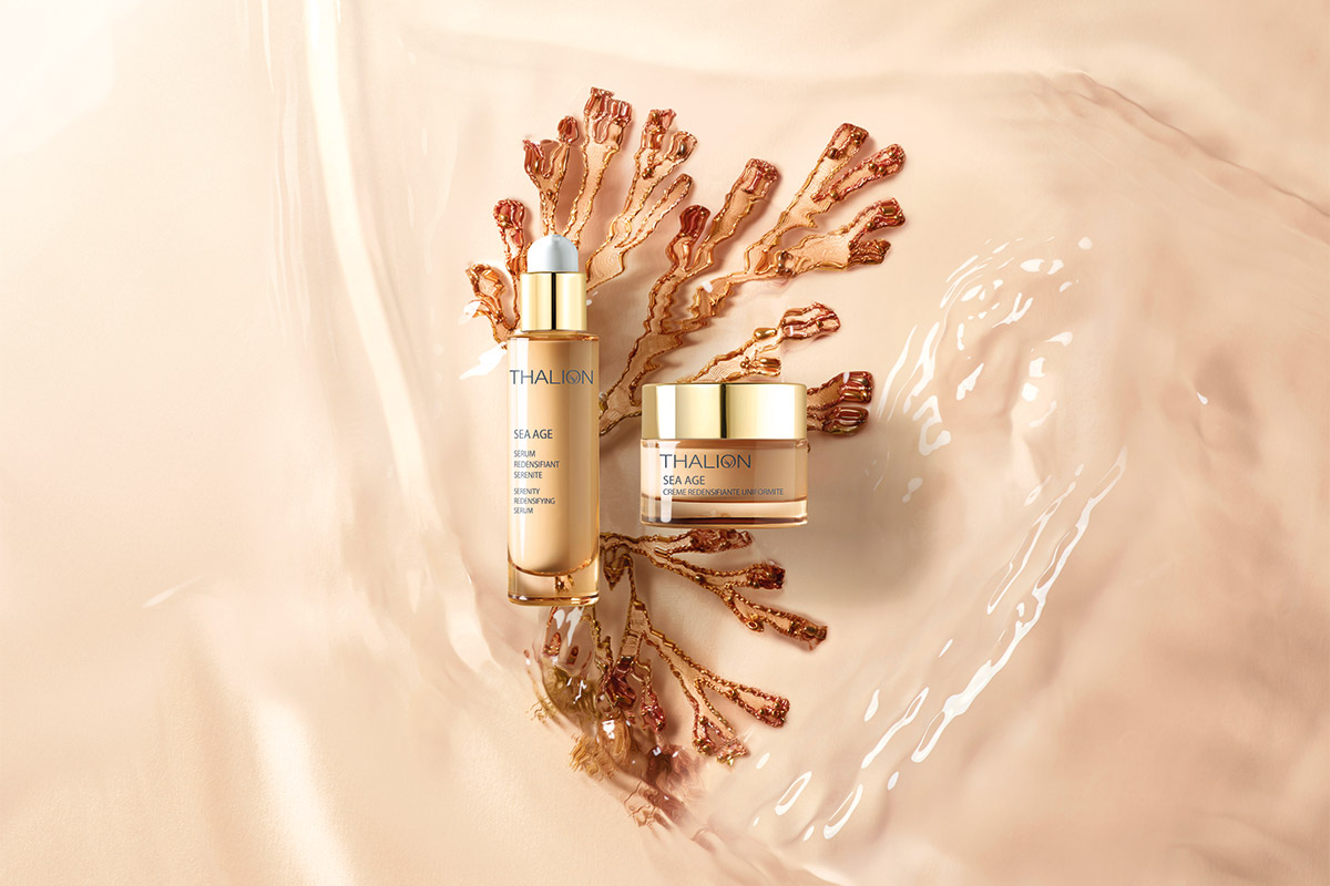 Le duo de soins Sea Age de Thalion cible les signes visibles du vieillissement cutané, notamment liés aux variations hormonales. Ces deux formules apportent une réponse ciblée aux peaux sèches, inconfortables, en perte de densité et de fermeté, marqués par des taches pigmentaires.