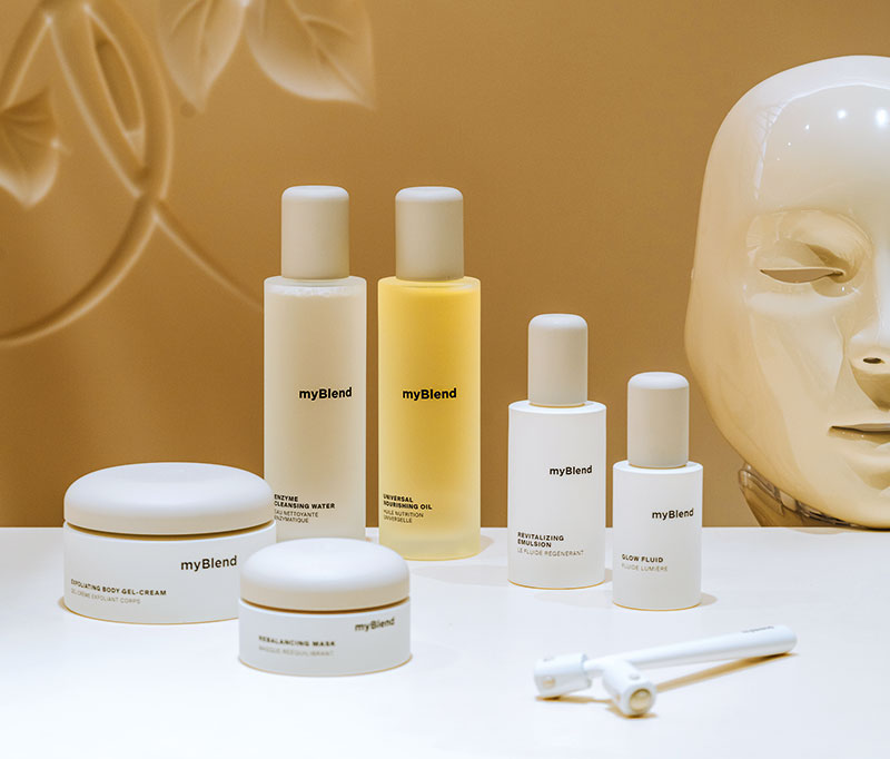 Trois signatures de soin incarnant l’art du sur-mesure au Spa du Royal Champagne : myBlend Expert, Clarins Precious et Flora Hair Spa.