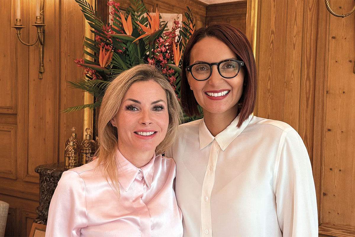 Laetitia Fontanel  Experte en protocoles de soin chez ISI Spa et fondatrice de la Méthode Laetitia Fontanel Jessica Sardo Responsable de l’Institut 68 Guerlain