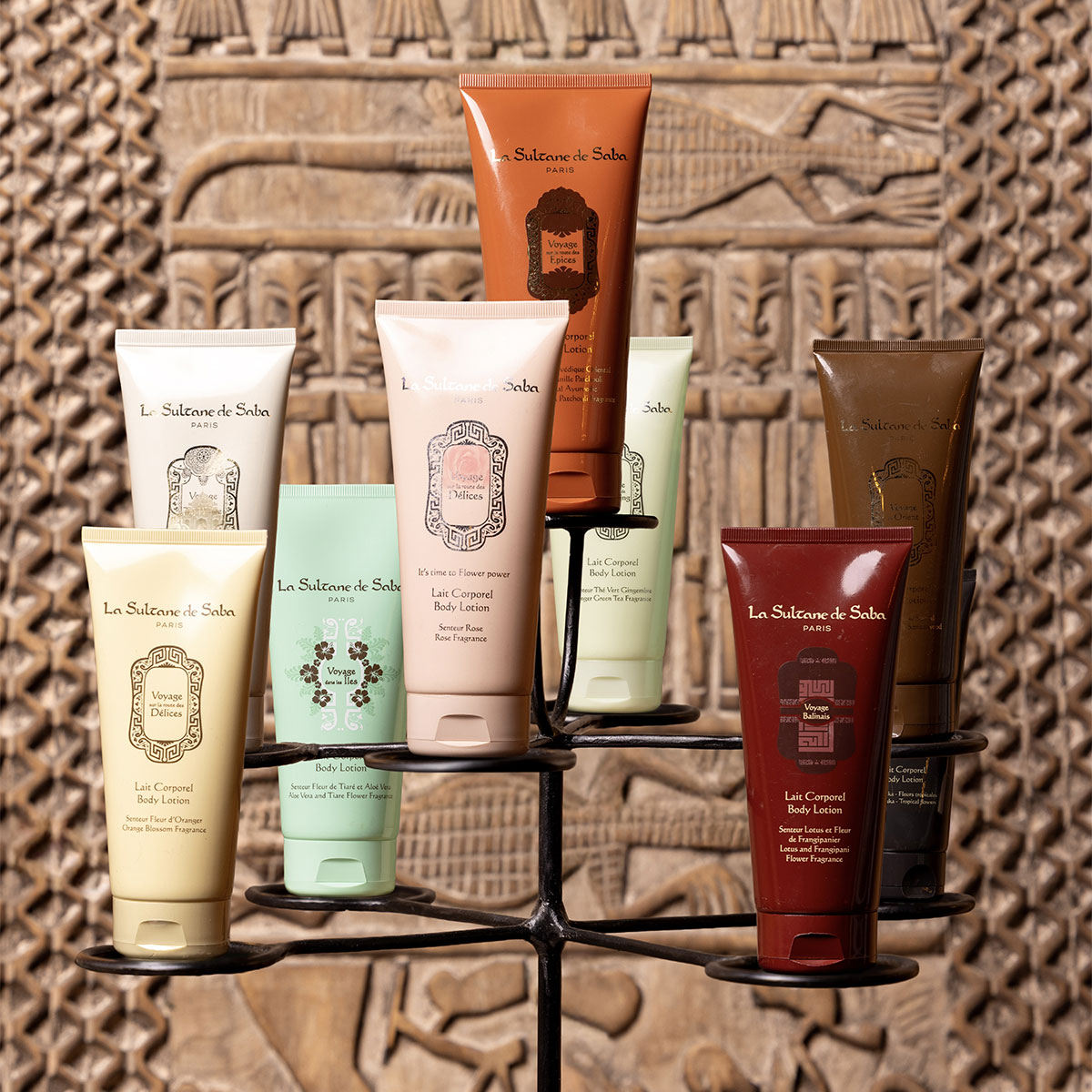 Les laits corporels La Sultane de Saba, une signature soin pour Spas
