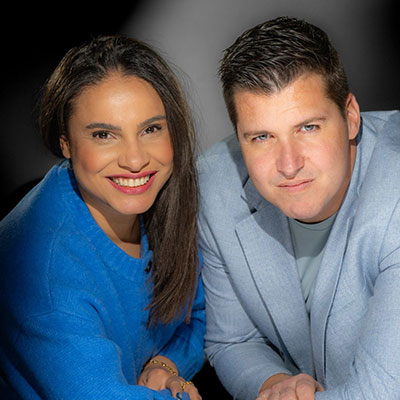 Romain Dupont, Président de Spas de France et co-fondateur de Spa & Prestige Collection Noélie Nestile, Vice-Présidente de Spas de France et co-fondatrice de Spa & Prestige Collection