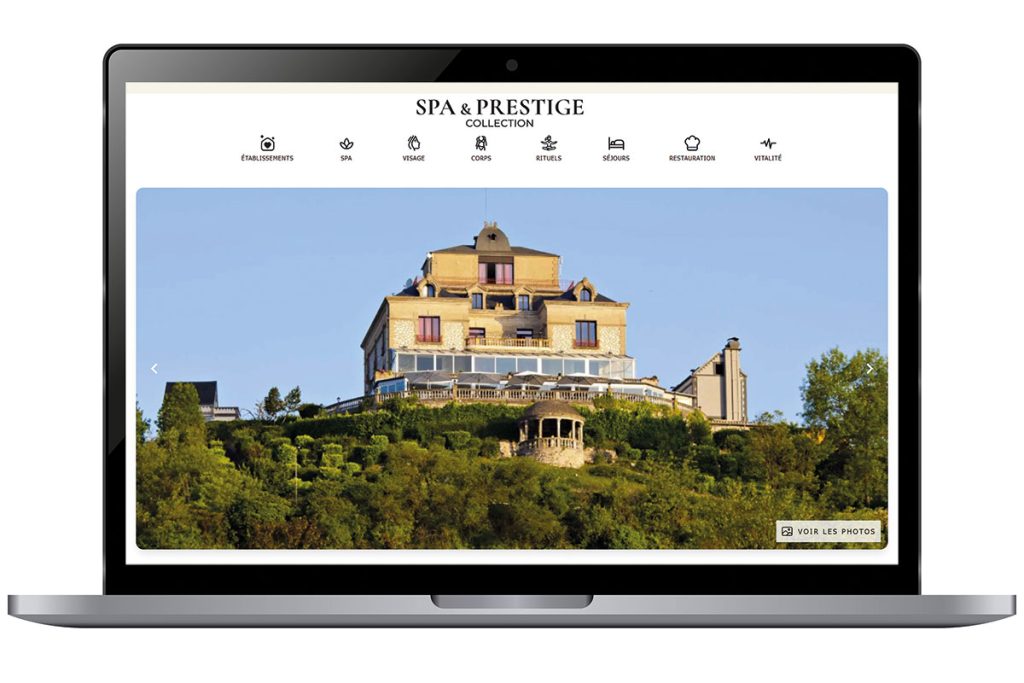 Spa & Prestige Collection c’est aussi et avant tout une vitrine en ligne performante offrant au grand public des expériences uniques au sein d’établissements de prestige.