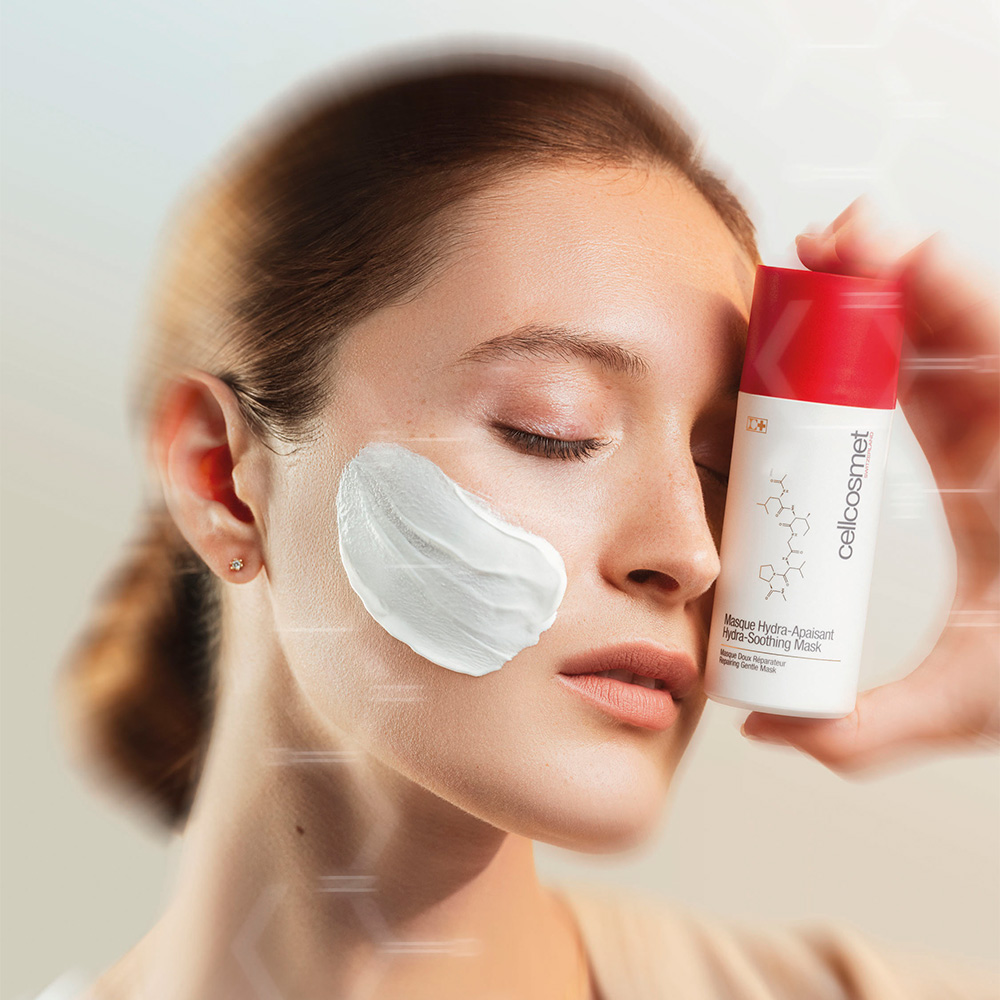 Cellcosmet cible l’après-procédure esthétique avec son Masque Hydra-Apaisant