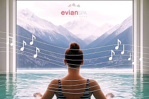Avec sa nouvelle identité sonore, evian®SPA transforme la musique en signature sensorielle.