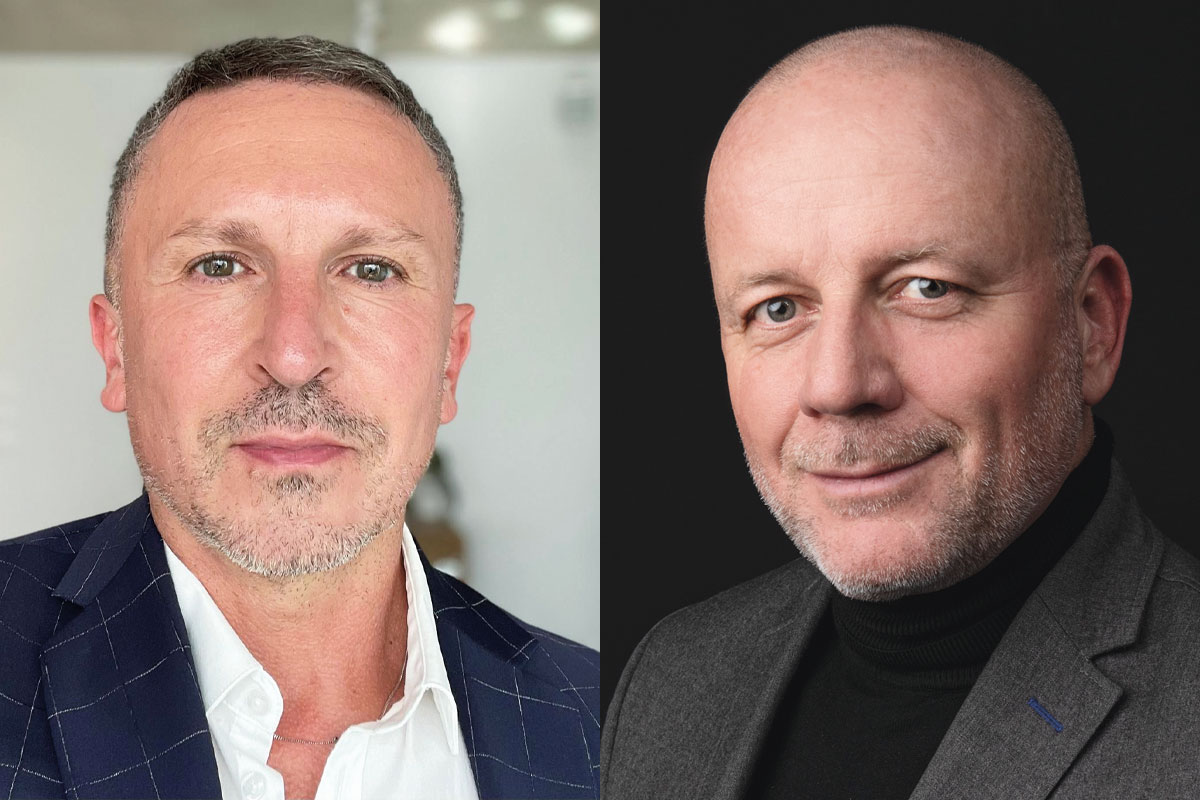 Giovanni Russo (à gauche) Directeur Commercial Europe QMS Medicosmetics Nicolas Dubois (à droite) Co-fondateur de Hôtels & Préférence