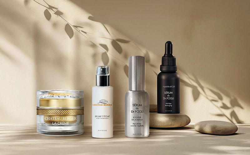 Choisis pour leur efficacité et leur affinité avec la peau, les actifs Château Berger apportent une réponse soin premium aux Spas.