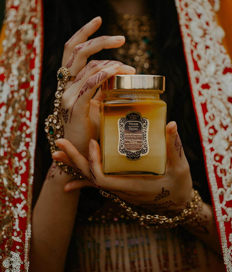 Voyage sur la route des Épices AYURVÉDIQUE ORIENTAL Ambre, Vanille & Patchouli