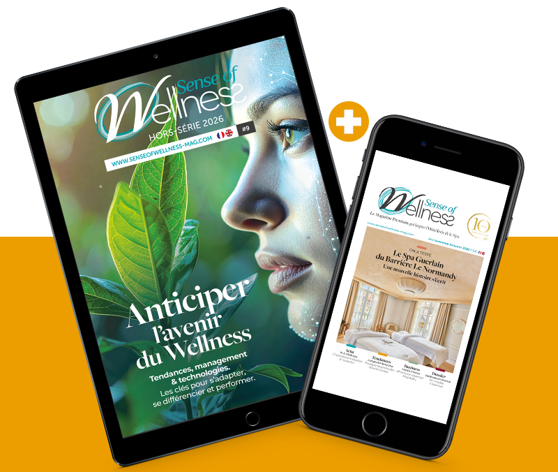Offre Duo Digital Sense of Wellness avec le magazine et le Hors-Série 2026 sur tablette et smartphone