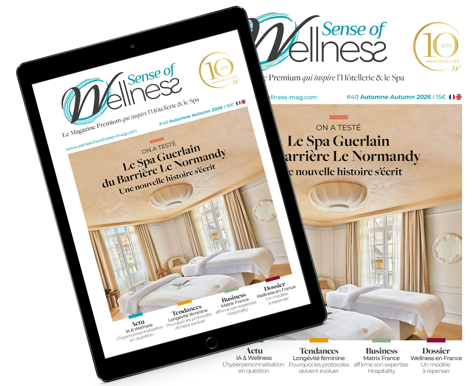 Offre Premium Sense of Wellness avec magazine papier et version digitale