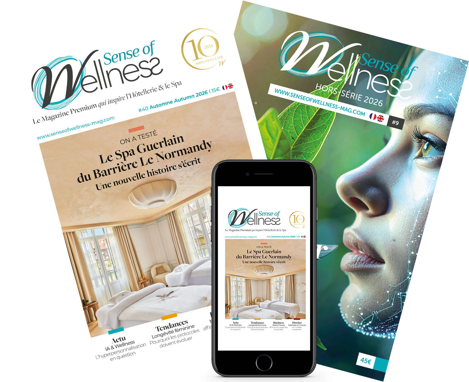 Offre Premium Sense of Wellness avec magazine papier et version digitale